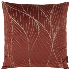Poszewka dekoracyjna velvet 45x45 ceglana