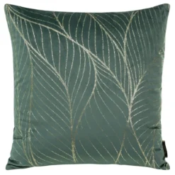 Poszewka dekoracyjna velvet 45x45 ciemno miętowa