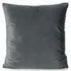 Poszewka dekoracyjna velvet 45x45 stalowa