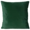Poszewka dekoracyjna velvet 45x45 ciemno zielona