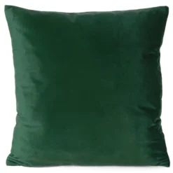 Poszewka dekoracyjna velvet 45x45 ciemno zielona