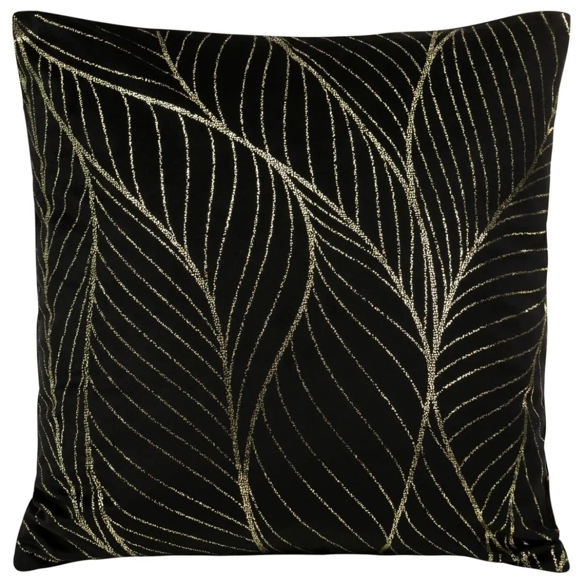 Poszewka dekoracyjna velvet 45x45 czarna