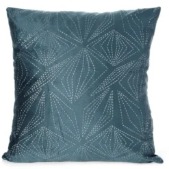 Poszewka dekoracyjna velvet Albi 45x45 granatowo srebrna