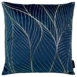 Poszewka dekoracyjna velvet 45x45 granatowa
