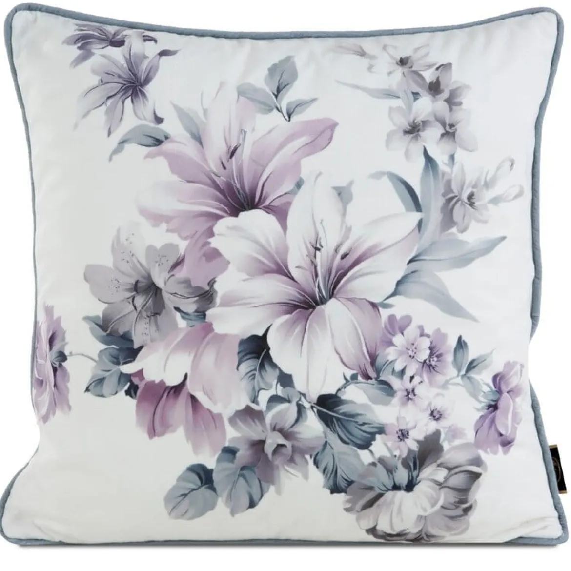 Poszewka dekoracyjna velvet 45x45 Kwiaty
