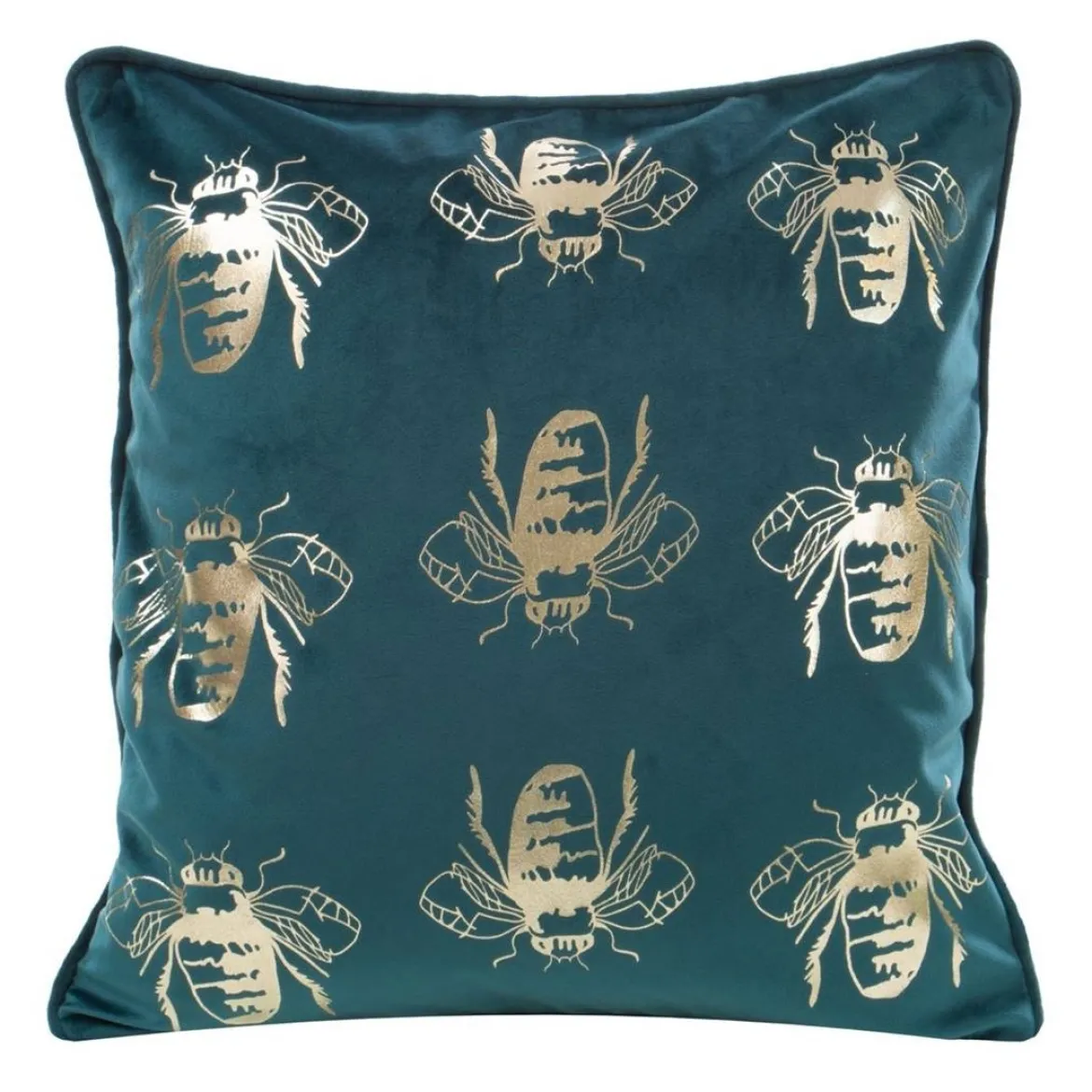 Poszewka dekoracyjna velvet Blink 45x45 ciemno turkusowa