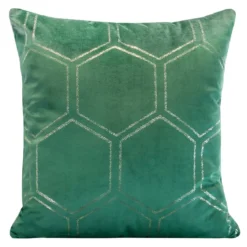Poszewka dekoracyjna velvet Blink 45x45 ciemno zielona