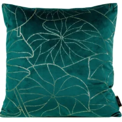Poszewka dekoracyjna velvet Blink 45x45 ciemny turkus