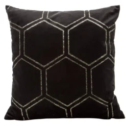 Poszewka dekoracyjna velvet Blink 45x45 czarna