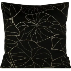 Poszewka dekoracyjna velvet Blink 45x45 czarna