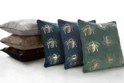 Poszewka dekoracyjna velvet Blink 45x45 granatowa
