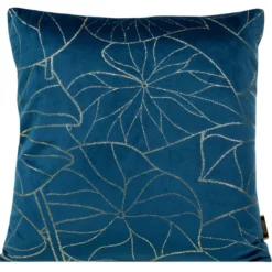 Poszewka dekoracyjna velvet Blink 45x45 granatowa