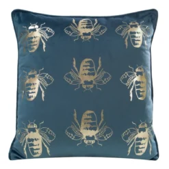 Poszewka dekoracyjna velvet Blink 45x45 niebieska