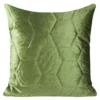 Poszewka dekoracyjna velvet Isla 45x45 oliwkowa