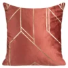 Poszewka dekoracyjna velvet 45x45 ruda Gina