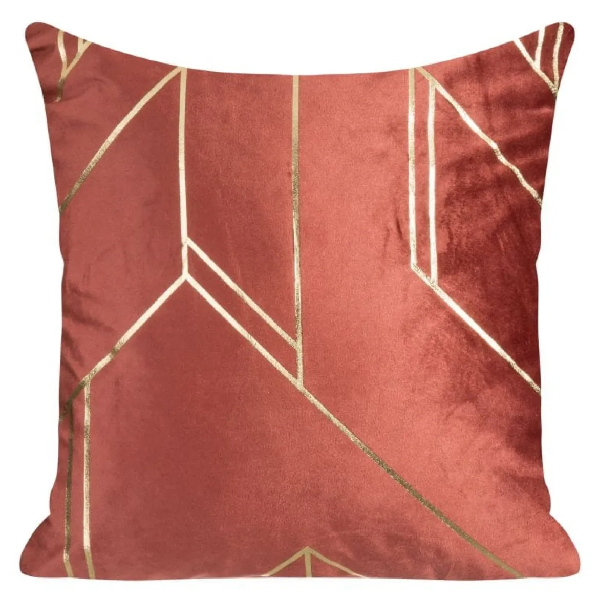 Poszewka dekoracyjna velvet 45x45 ruda Gina