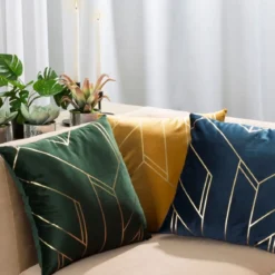 Poszewka dekoracyjna velvet 45x45 ruda Gina