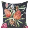 Poszewka dekoracyjna velvet 45x45 tropikalna