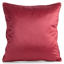 Poszewka dekoracyjna świąteczna velvetowa 45x45 Miasteczko Skrzatów