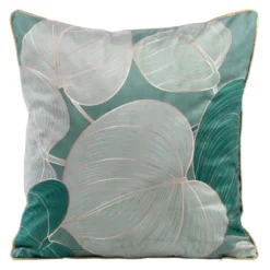Poszewka LC velvet 45x45 Salvia miętowo szałwiowa