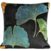 Poszewka Neon velvet 45x45 czarno turkusowa