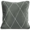 Poszewka velvet Margo 45x45 srebrna