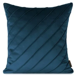 Poszewka velvet Nala 45x45 granatowa