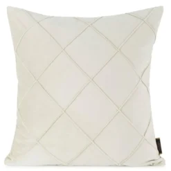Poszewka velvet Nala 45x45 kremowa