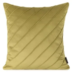 Poszewka velvet Nala 45x45 musztardowa