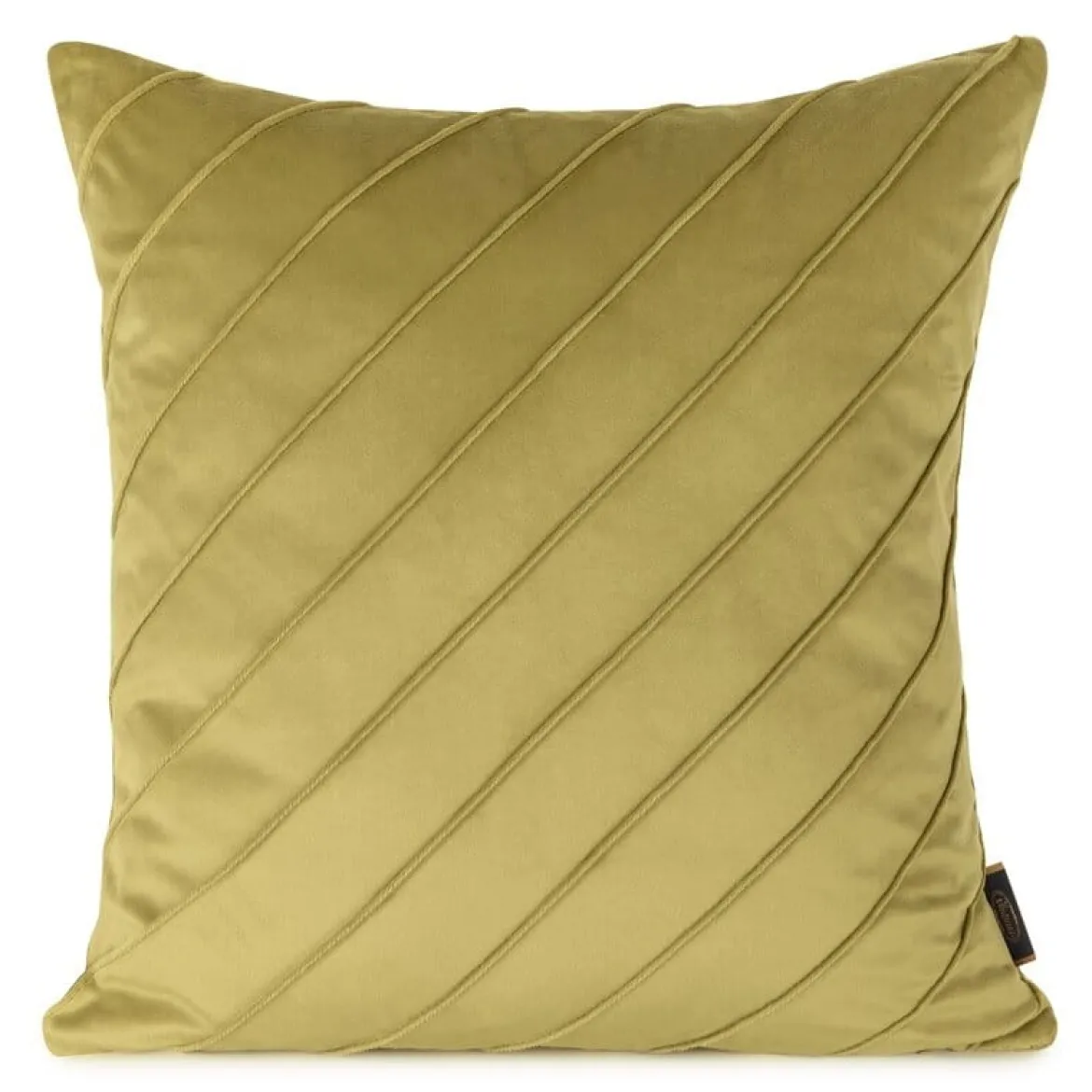 Poszewka velvet Nala 45x45 musztardowa