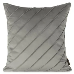 Poszewka velvet Nala 45x45 srebrna
