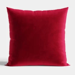 Poszewka velvet 40x40 czerwona