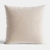 Poszewka velvet 40x40 kremowa