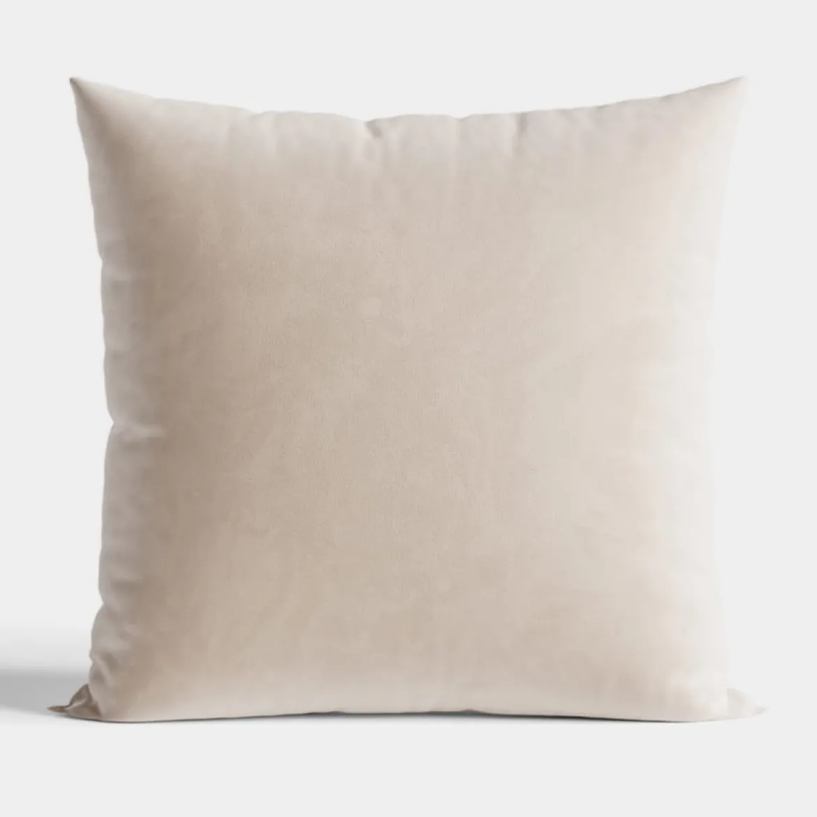 Poszewka velvet 40x40 kremowa