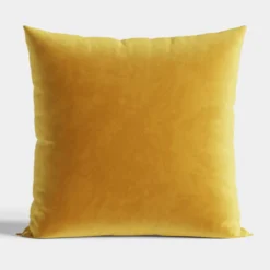 Poszewka velvet 40x40 szafranowa