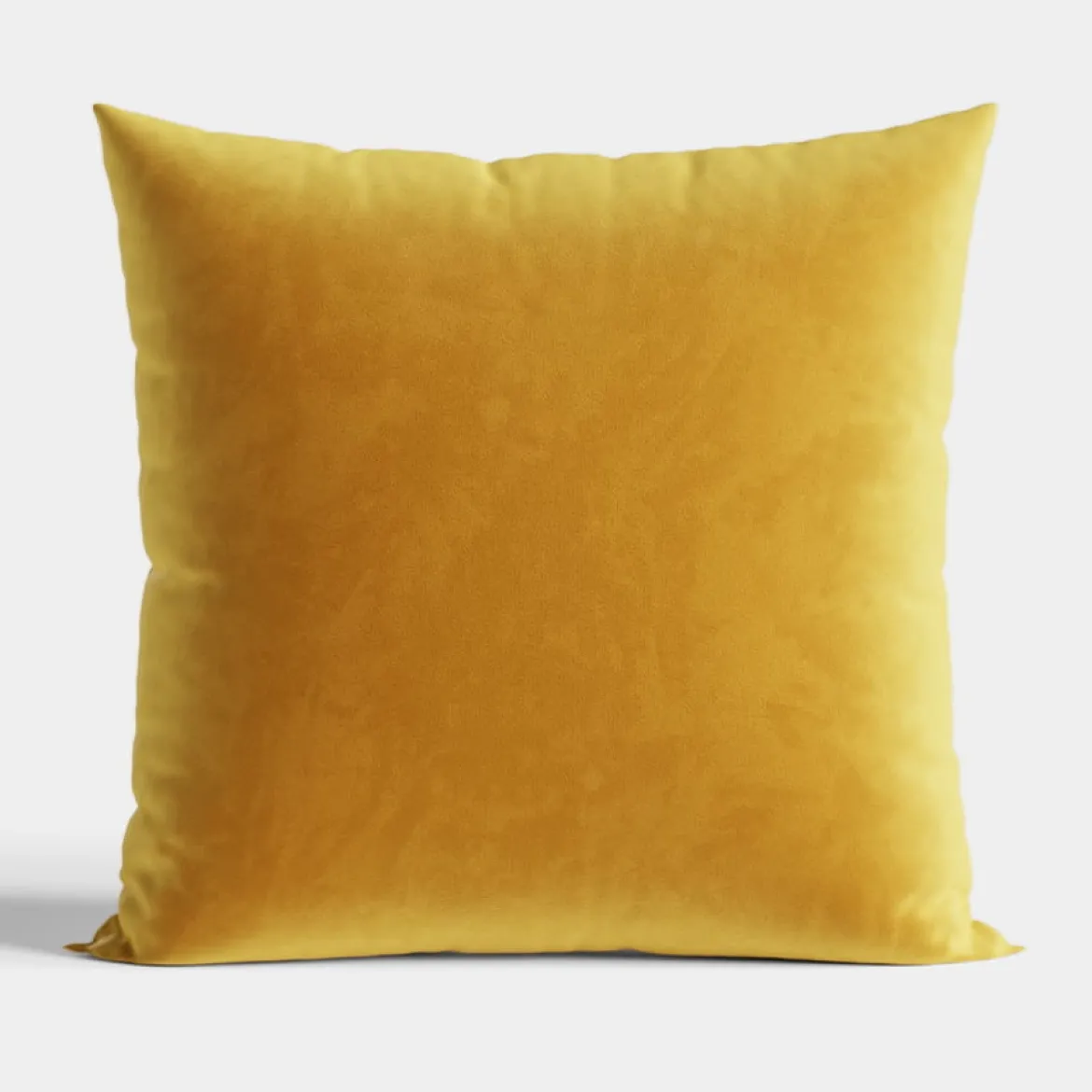 Poszewka velvet 40x40 szafranowa