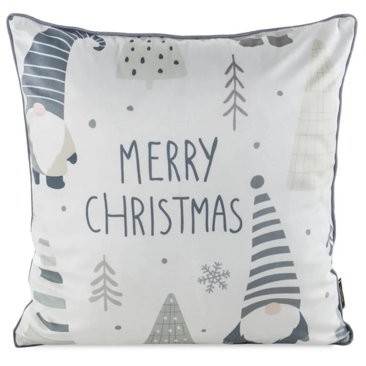 Poszewka świąteczna Merry Christmas 45x45 Skrzaty