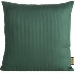Poszewka w pasy 40x40 ciemno zielona