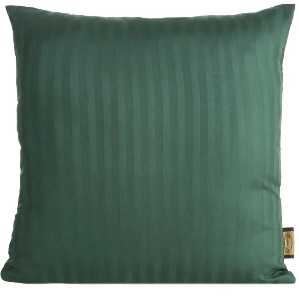 Poszewka w pasy 40x40 ciemno zielona