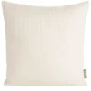 Poszewka w pasy 40x40 kremowa