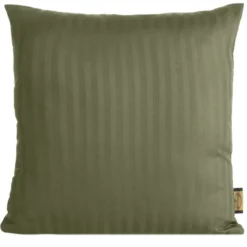 Poszewka w pasy 40x40 oliwkowa