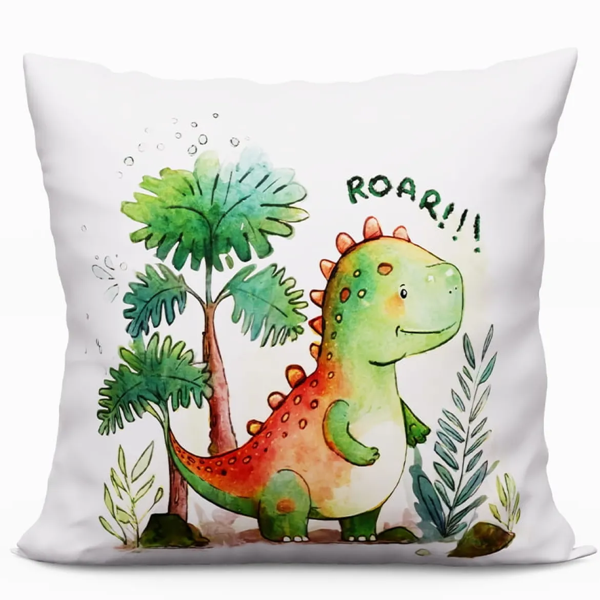 Poszewka z wypełnieniem 40x40 Dinozaur