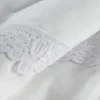 Premium pościel 160x200 biała koronkowa Lana