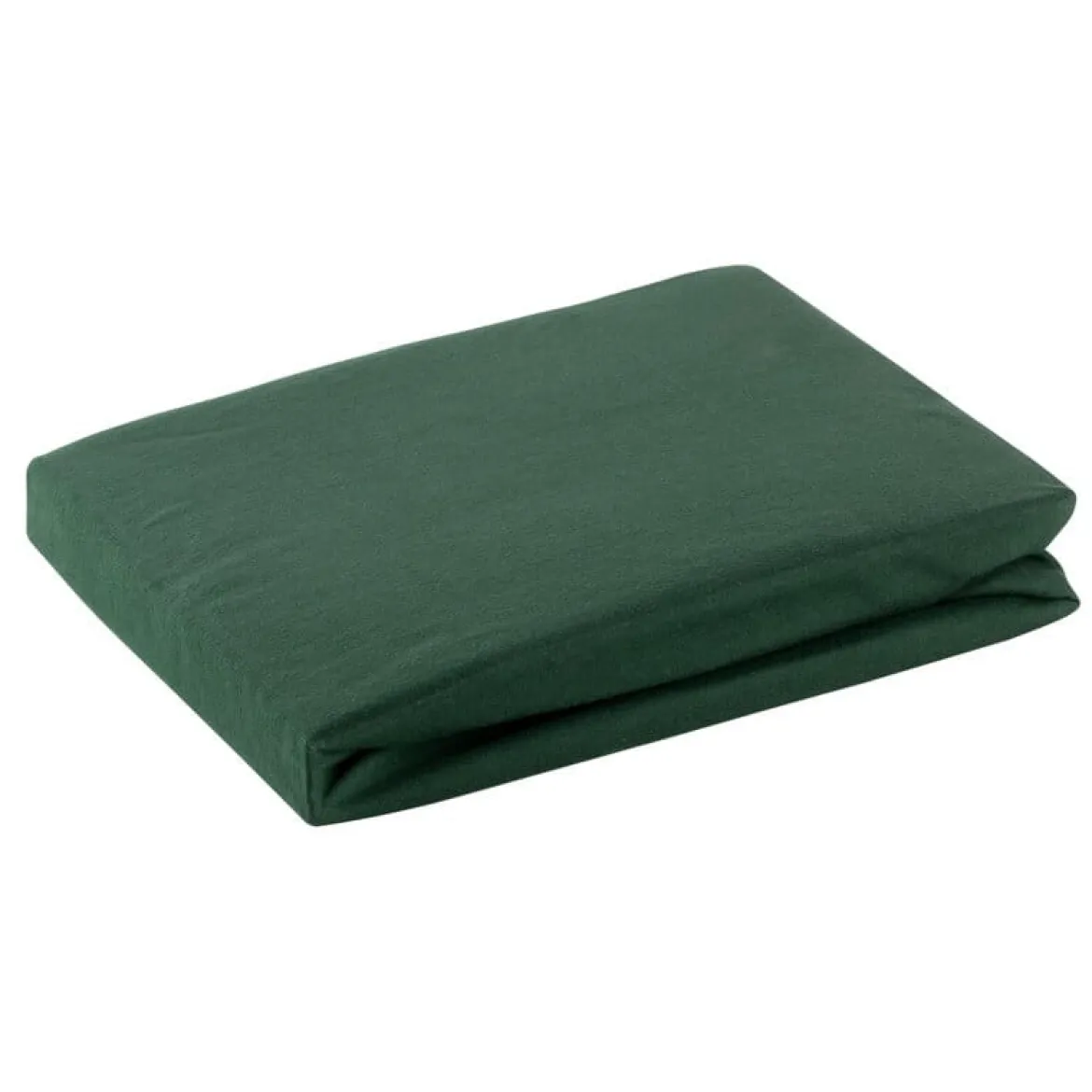 Prześcieradło D91 220x240 jersey z gumką w kolorze ciemno zielonym