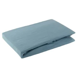 Prześcieradło D91 220x240 jersey z gumką w kolorze niebieskim