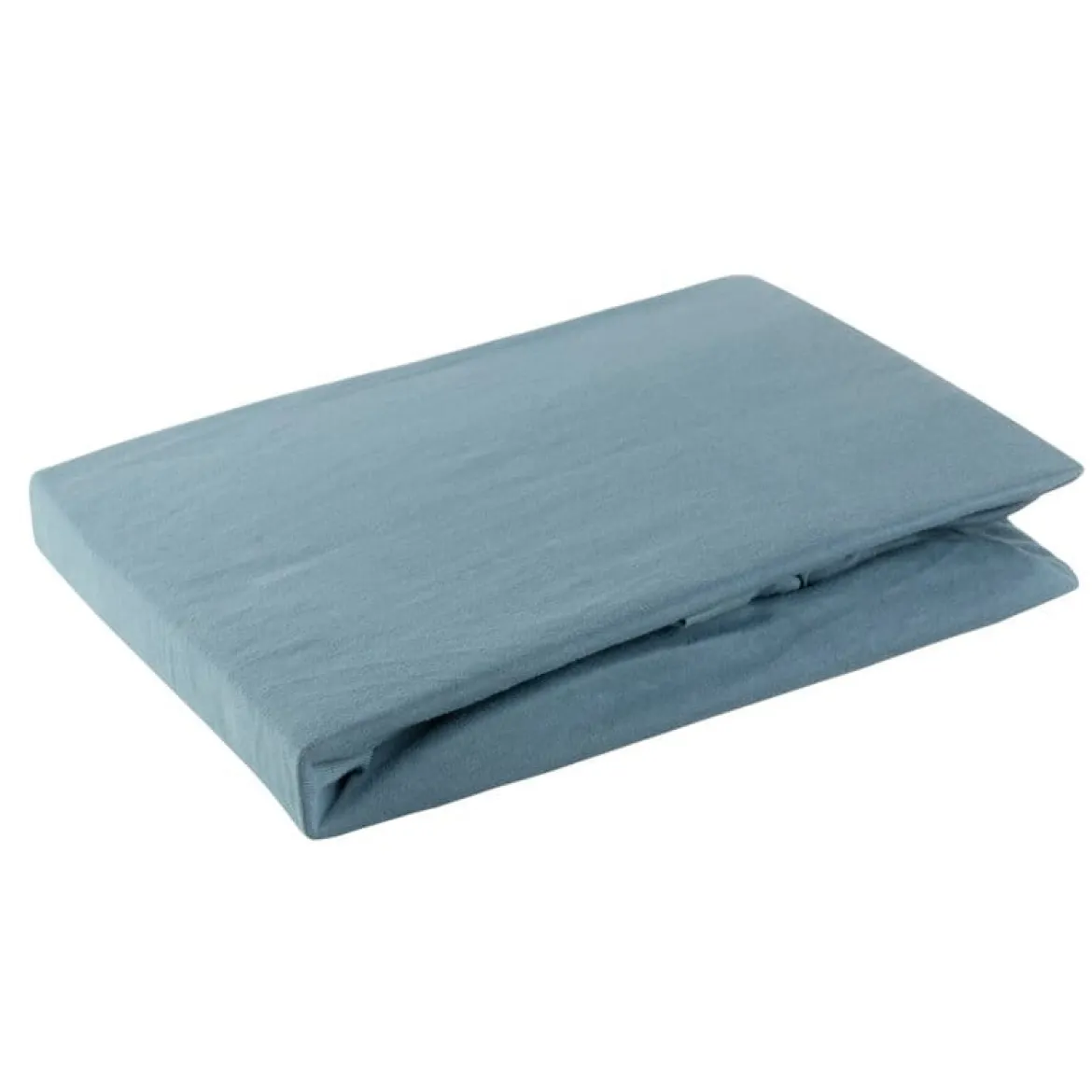Prześcieradło D91 220x240 jersey z gumką w kolorze niebieskim