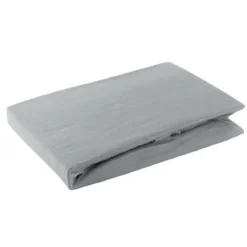 Prześcieradło D91 220x240 jersey z gumką w kolorze stalowym