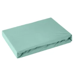 Prześcieradło D91 200x220 jersey z gumką w kolorze miętowym