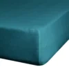Prześcieradło D91 200x220 jersey z gumką w kolorze turkusowym