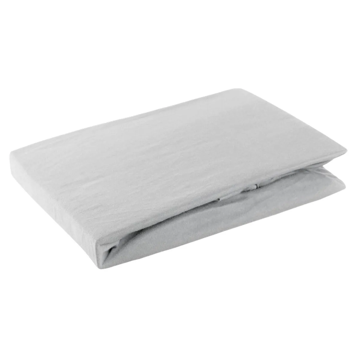 Prześcieradło D91 200x220 jersey z gumką w kolorze srebrnym